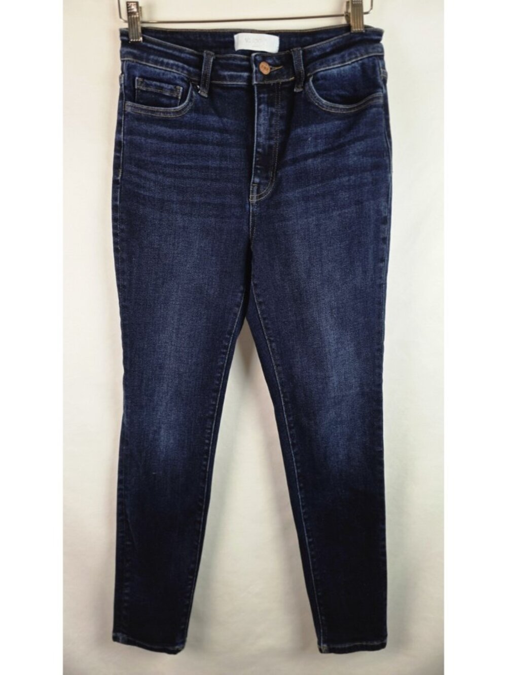 Vervet Blue Jeans Women's Size 28 Dark Blue Skinny Jean Denim Pants T5956